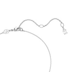 Swarovski Crystal Matrix Set Rhodium Plated Pendant Necklace and Stud Earrings