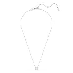 Swarovski Crystal Stilla Rhodium Plated Pendant Necklace