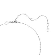 Swarovski Crystal Stilla Rhodium Plated Pendant Necklace