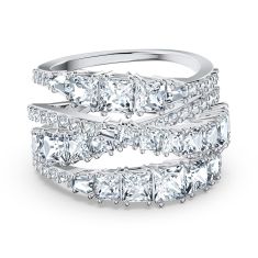 Swarovski Crystal Twist Wrap Ring