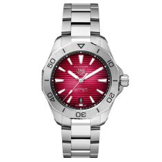 TAG Heuer AQUARACER Professional 200 Automatic Red Dial Stainless Steel Watch | 40mm | WBP2114.BA0627