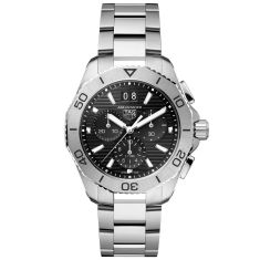 TAG Heuer AQUARACER Professional 200 Date Black Sunray Dial Stainless Steel Watch | CBP1110.BA0627