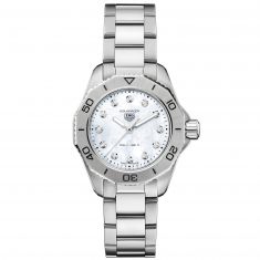 image of TAG Heuer AQUARACER Professional 200 Quartz Diamond Mother of Pearl Dial Watch | 30mm | WBP1416.BA0622 with sku:20228839