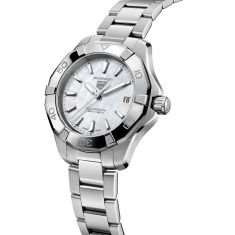 TAG Heuer AQUARACER Professional 200 Solargraph Quartz Mother-of-Pearl Dial Stainless Steel Watch 34mm - WBP1312.BA0005