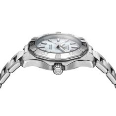 TAG Heuer AQUARACER Professional 200 Solargraph Quartz Mother-of-Pearl Dial Stainless Steel Watch 34mm - WBP1312.BA0005