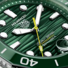 TAG Heuer AQUARACER Professional 300 Date Automatic Green Dial Stainless Steel Watch 42mm - WBP5116.BA0013