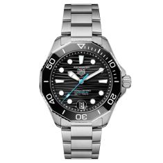 TAG Heuer AQUARACER Professional 300 Date Black Dial Stainless Steel Watch 42mm - WBP5110.BA0013