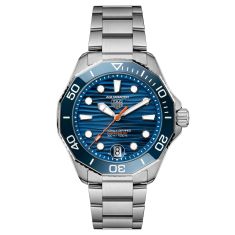 TAG Heuer AQUARACER Professional 300 Date Blue Dial Stainless Steel Watch 42mm - WBP5111.BA0013