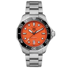 image of TAG Heuer AQUARACER Professional 300 Orange Diver Watch | 43mm | WBP201F.BA0632 with sku:20230603