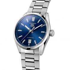 TAG Heuer CARRERA Calibre 5 Automatic Blue Dial Stainless Steel Watch | 39mm | WBN2112.BA0639