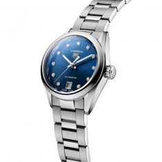TAG Heuer CARRERA Calibre 9 Automatic Blue Diamond Dial Stainless Steel Watch | 29mm | WBN2413.BA0621