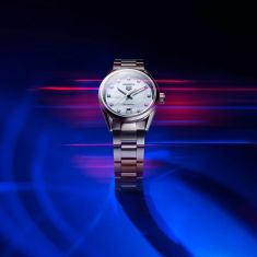 TAG Heuer CARRERA Calibre 9 Automatic Mother-of-Pearl Diamond Dial Stainless Steel Watch | 29mm | WBN2412.BA0621