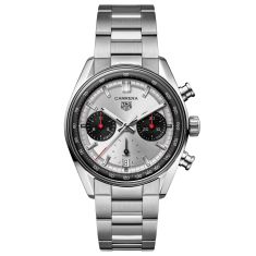 TAG Heuer Carrera Chronograph Bi-Compax Panda Dial Stainless Steel Watch 39mm - CBS2216.BA0041