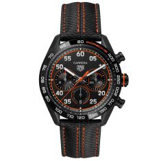 TAG Heuer CARRERA Chronograph X Porsche Orange Racing Automatic Special Edition Watch 44mm - CBN2A1M.FC6526