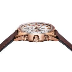 TAG Heuer CARRERA Chronosprint X Porsche Special Edition Automatic Brown Leather Strap Watch 42mm - CBS2040.FC8318