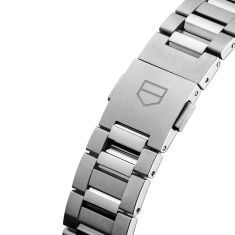 TAG Heuer CARRERA Date Automatic Silver Hammered Dial Diamond Stainless Steel Watch 36mm - WBN231B.BA0001