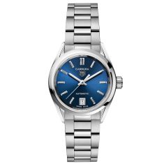 TAG Heuer CARRERA Date Calibre 9 Automatic Blue Dial Stainless Steel Watch 29mm - WBN2411.BA0621