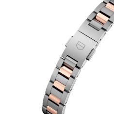 TAG Heuer CARRERA Date Calibre 9 Automatic Mother-of-Pearl Diamond Dial Steel and Gold Watch 29mm - WBN2450.BD0569