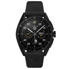 TAG Heuer CONNECTED Caliber E4 42mm Watch | Black Titanium | Black Rubber Strap | SBR8081.BT6299