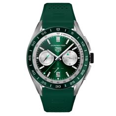 TAG Heuer CONNECTED Caliber E4 Green Rubber Strap Watch 45mm - SBR8A14.BT6317