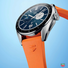 TAG Heuer CONNECTED Calibre E4 42mm Interchangeable Orange Rubber Strap | BT6272