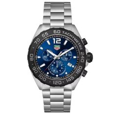 TAG Heuer FORMULA 1 Chronograph Quartz Blue Dial Stainless Steel Watch 43mm - CAZ101AV.BA0842