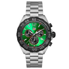 TAG Heuer FORMULA 1 Chronograph Quartz Green Dial Stainless Steel Watch 43mm - CAZ101AP.BA0842