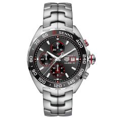 TAG Heuer Formula 1 X Senna Automatic Chronograph Stainless Steel Special Edition Watch 44mm - CAZ201D.BA0633