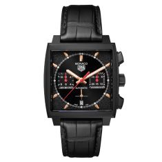 TAG Heuer MONACO Chronograph Automatic Dark Lord Special Edition Watch 39mm - CBL2180.FC6497