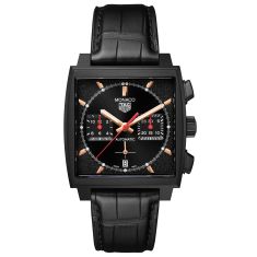 TAG Heuer MONACO Chronograph Calibre Heuer 02 Automatic Dark Lord Special Edition Watch 39mm - CBL2180.FC6497