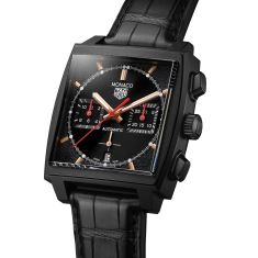 TAG Heuer MONACO Chronograph Calibre Heuer 02 Automatic Dark Lord Special Edition Watch 39mm - CBL2180.FC6497