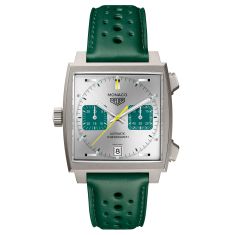 TAG Heuer MONACO Chronograph Racing Green Limited Edition Watch 39mm - CAW218E.FC6565