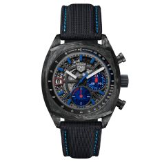 TAG Heuer MONZA Calibre Heuer 02 Flyback Chronometer Carbon and Black Strap Special Edition Watch 42mm - CR5090.FN6001