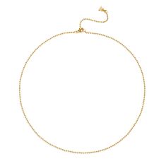 Temple St. Clair 18k Yellow Gold Ball Chain Necklace 1.5mm