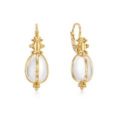 Temple St. Clair 18k Yellow Gold Classic Amulet Earrings