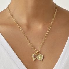 Temple St. Clair 18k Yellow Gold Diamond Pave Angel Pendant - 10mm