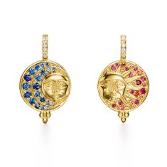 Temple St. Clair 18k Yellow Gold Eclipse Earrings