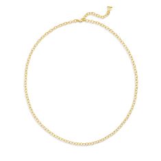 Temple St. Clair 18k Yellow Gold Extra Small Oval Chain Necklace