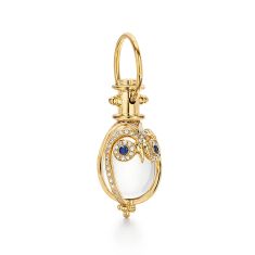 Temple St. Clair 18k Yellow Gold Owl Amulet - Small