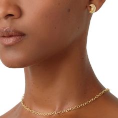 Temple St. Clair 18k Yellow Gold Sole Luna Earrings