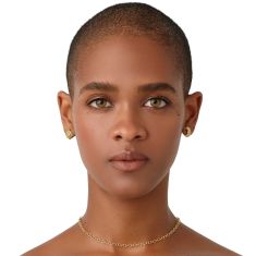 Temple St. Clair 18k Yellow Gold Sole Luna Earrings