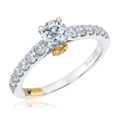 The Little Prince® 1ctw Round Diamond Two-Tone Engagement Ring