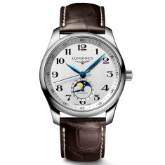 The Longines Master Collection Automatic Brown Leather Strap Watch | 40mm | L29094783