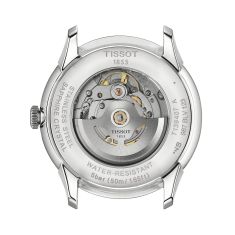 Tissot Chemin des Tourelles Powermatic 80 Blue Dial Brown Leather Strap Watch 42mm - T139.407.16.041.00