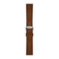 Tissot Chemin des Tourelles Powermatic 80 Blue Dial Brown Leather Strap Watch 42mm - T139.407.16.041.00