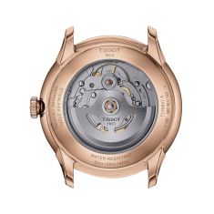 Tissot Chemin des Tourelles Powermatic 80 Silver-Tone Dial Brown Leather Strap Watch 39mm - T139.807.36.031.00