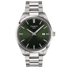 image of Tissot PR 100 Green Dial Stainless Steel Watch 40mm - T1504101109100 with sku:20457867