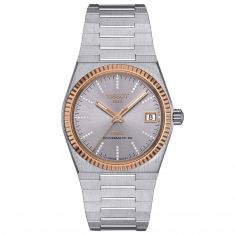 Tissot PRX POWERMATIC Stainless Steel and Rose Gold Bezel Watch | 35mm | T9312074133600