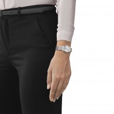 Tissot T-Classic Dream Lady Silver-Tone Dial Stainless Steel Watch 28mm - T1292101103100