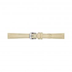 Tissot T-Classic Dream Lady White Mother-of-Pearl Dial Beige Leather Strap Watch 28mm - T1292101611100